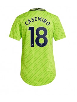 Manchester United Casemiro #18 Ausweichtrikot für Frauen 2022-23 Kurzarm